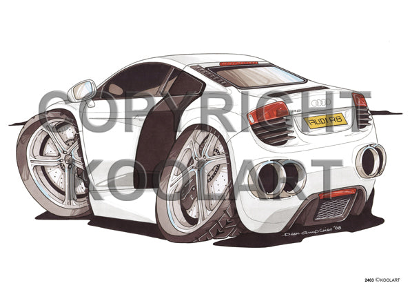 Audi R8 White (SKU2403)
