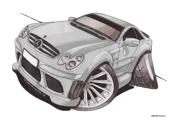 Mercedes CLK Silver (SKU2550)