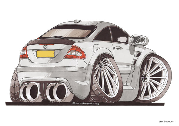 Mercedes CLK Silver (SKU2551)