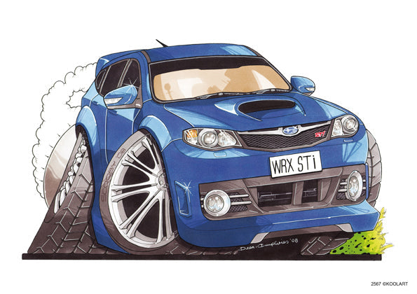 Subaru Impreza WRX STi Blue (SKU2567)