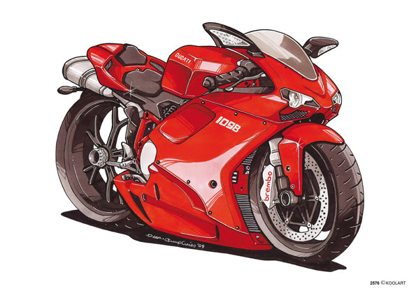 Ducati 1098 Red (SKU2576)