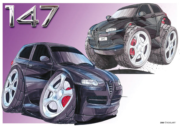Alfa Romeo 147 Black (SKU2580)