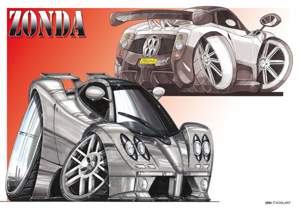Pagani Zonda Silver (SKU2593)