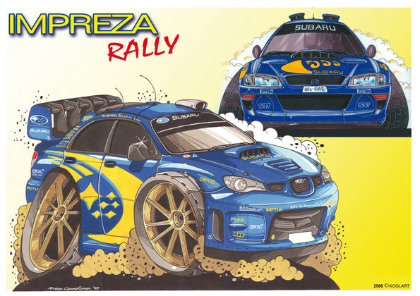 Subaru Impreza Rally Blue (SKU2595)