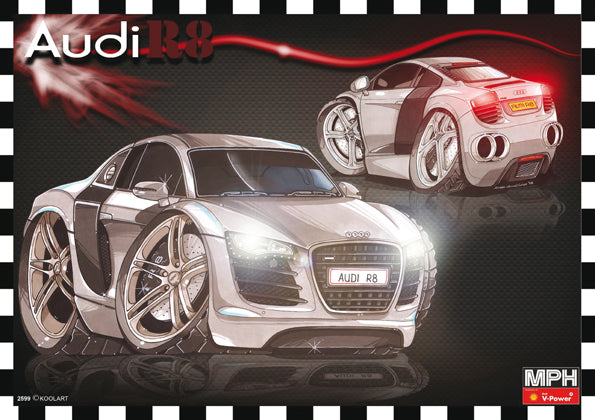 Audi R8 Silver (SKU2599)
