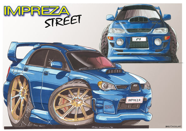 Subaru Impreza Street Blue (SKU2612)