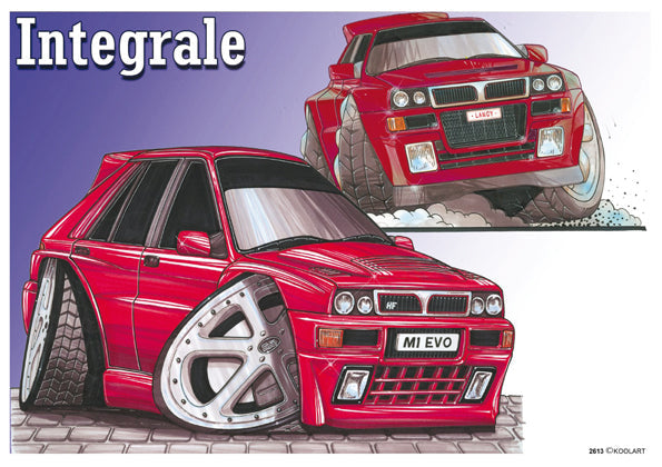 Lancia Integrale Red (SKU2613)
