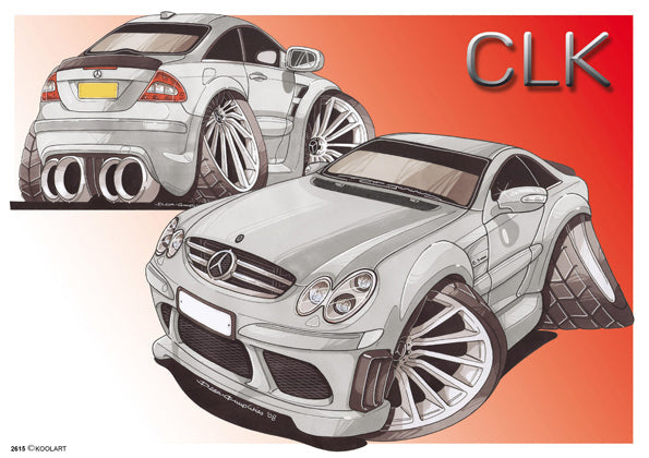 Mercedes CLK Silver (SKU2615)