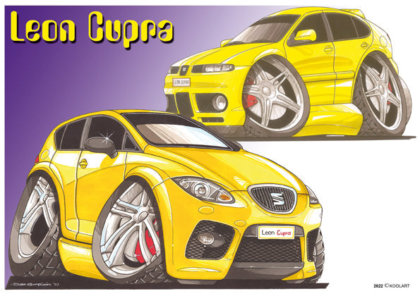 Seat Leon Cupra Yellow (SKU2622)