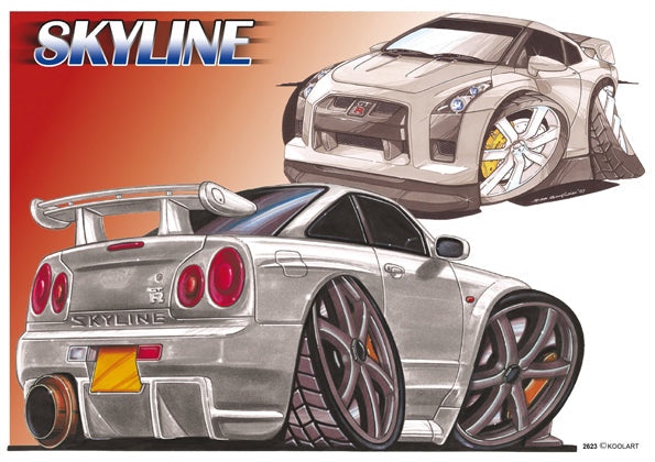 Nissan Skyline Silver (SKU2623)