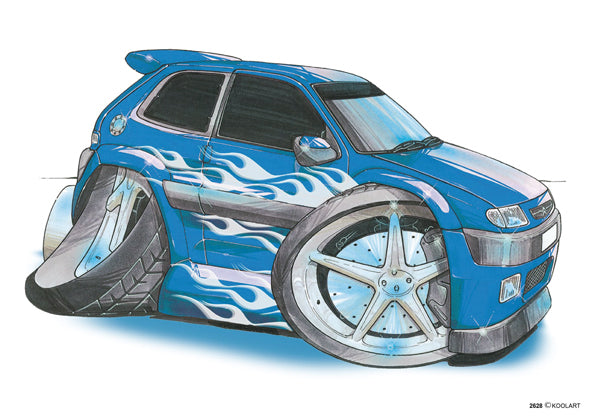Citroen Saxo Tuning Blue (SKU2628)