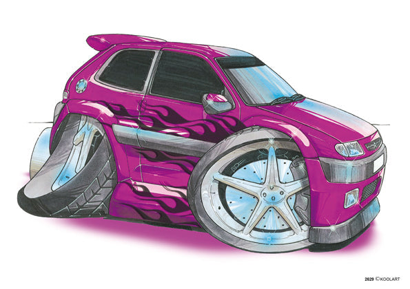 Citroen Saxo Tuning Pink (SKU2629)