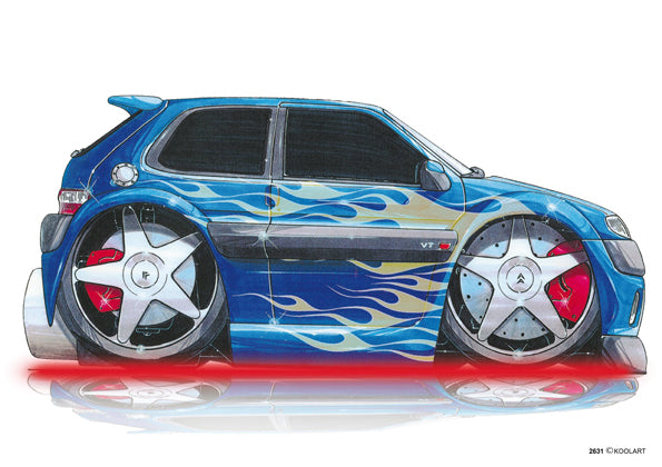 Citroen Saxo Tuning Blue (SKU2631)