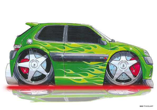 Citroen Saxo Tuning Green (SKU2632)