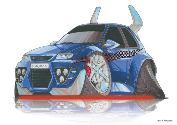 Citroen Saxo Tuning Blue (SKU2633)