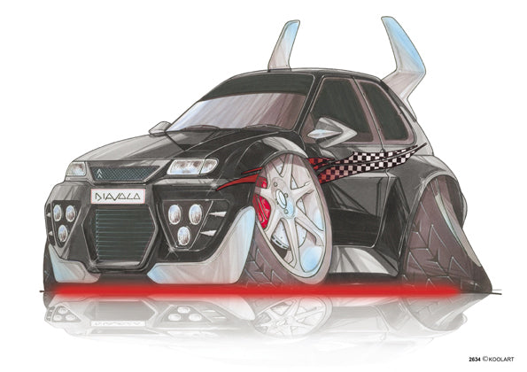 Citroen Saxo Tuning Black (SKU2634)