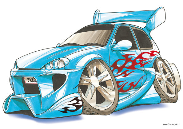 Citroen Saxo Tuning Blue (SKU2636)