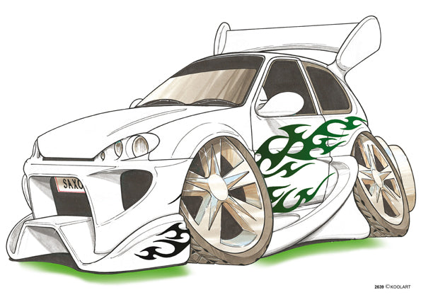 Citroen Saxo Tuning White (SKU2639)