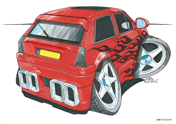 Citroen AX GT Tuning Red (SKU2646)