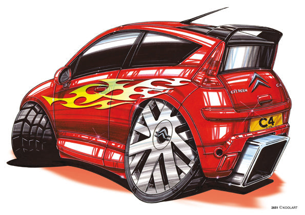 Citroen C4 Tuning Red (SKU2651)