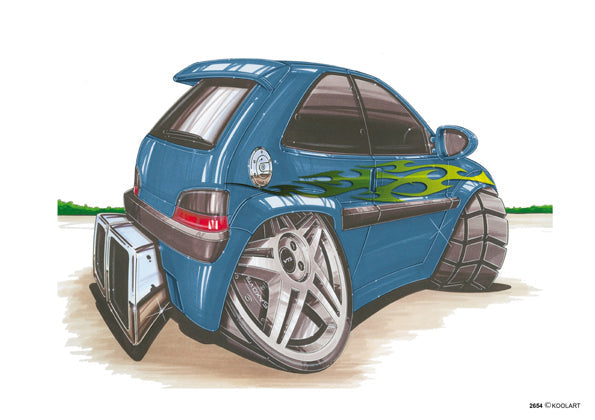 Citroen Saxo Tuning Blue (SKU2654)