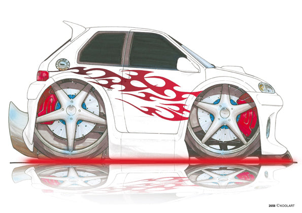 Peugeot 106 Tuning White (SKU2658)