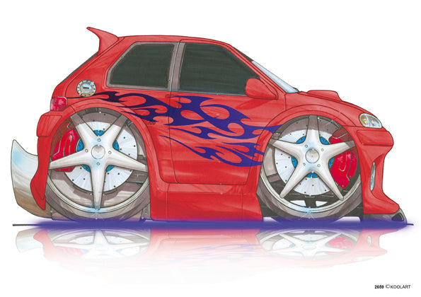 Peugeot 106 Tuning Red (SKU2659)