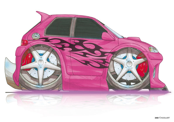 Peugeot 106 Tuning Pink (SKU2660)