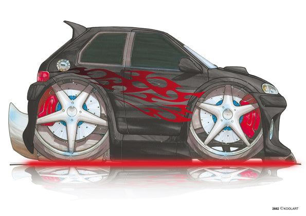 Peugeot 106 Tuning Black (SKU2662)