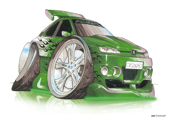 Peugeot 106 Tuning Green (SKU2669)
