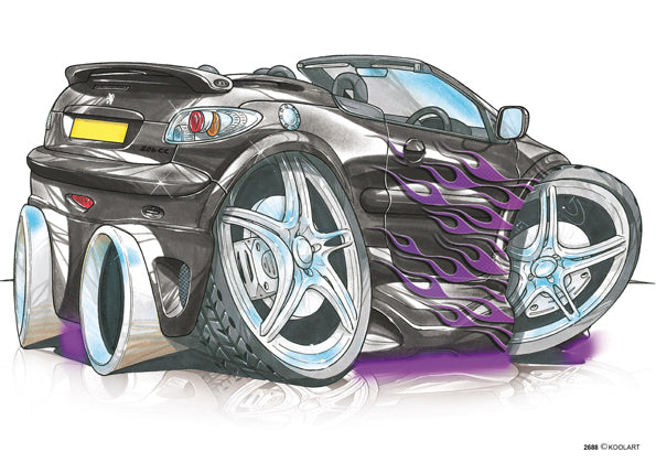 Peugeot 206CC Tuning Black (SKU2688)