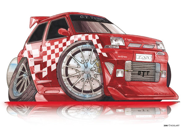 Renault 5 GT Tuning Red (SKU2696)