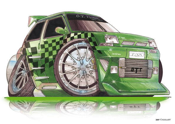 Renault 5 GT Tuning Green (SKU2697)