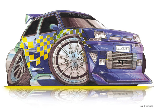 Renault 5 GT Tuning Blue (SKU2698)