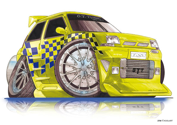 Renault 5 GT Tuning Yellow (SKU2700)