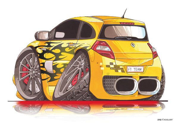 Renault Megane Tuning Yellow (SKU2702)