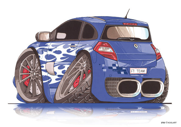 Renault Megane Tuning Blue (SKU2703)