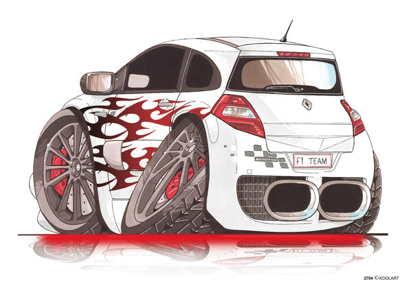 Renault Megane Tuning White (SKU2704)