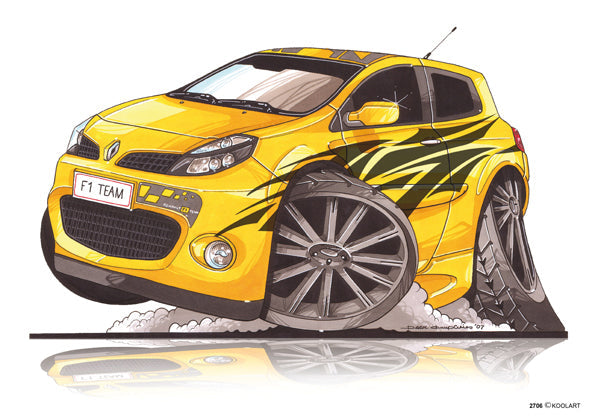 Renault Clio Tuning Yellow (SKU2706)