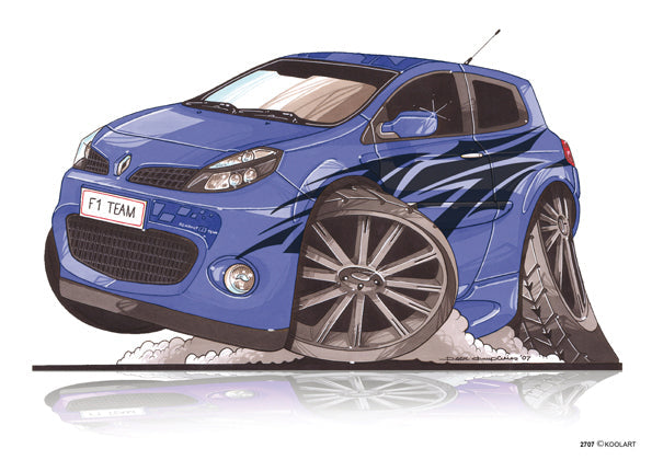 Renault Clio Tuning Blue (SKU2707)