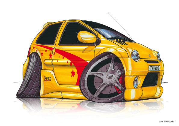 Renault Twingo Tuning Yellow (SKU2710)