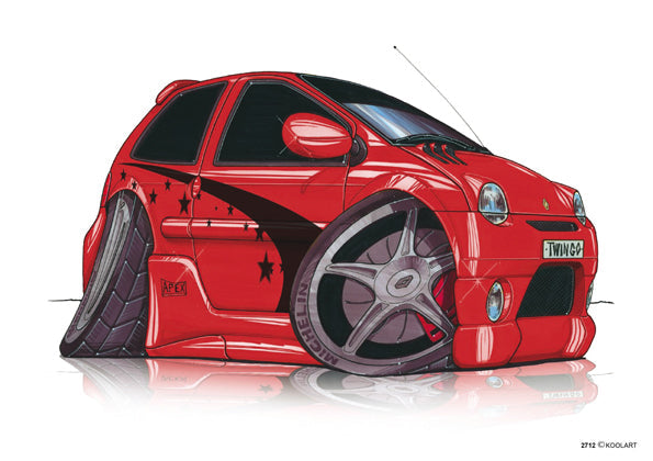 Renault Twingo Tuning Red (SKU2712)
