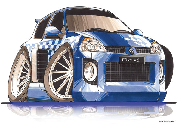 Renault Clio Tuning Blue (SKU2718)