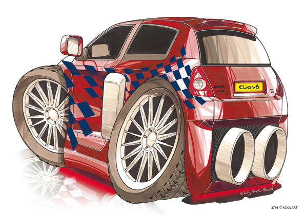 Renault Clio Tuning Red (SKU2719)