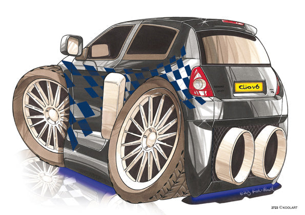 Renault Clio Tuning Black (SKU2723)