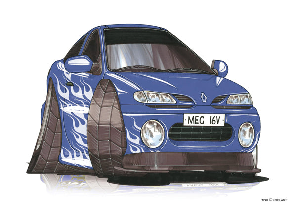 Renault Megane Tuning Blue (SKU2726)