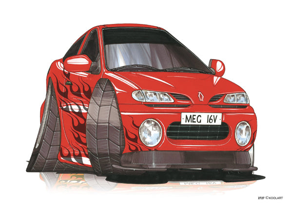 Renault Megane Tuning Red (SKU2727)