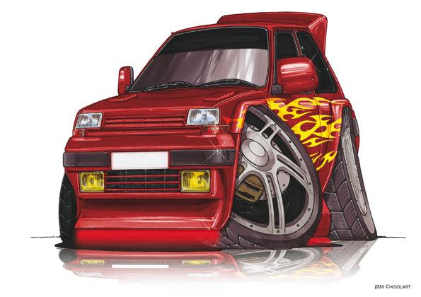 Renault 5 GT Tuning Red (SKU2731)