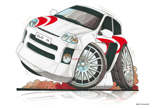 Renault Clio Tuning White (SKU2751)