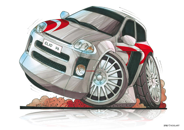 Renault Clio Tuning Silver (SKU2752)